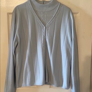Baby Blue Sweater Set